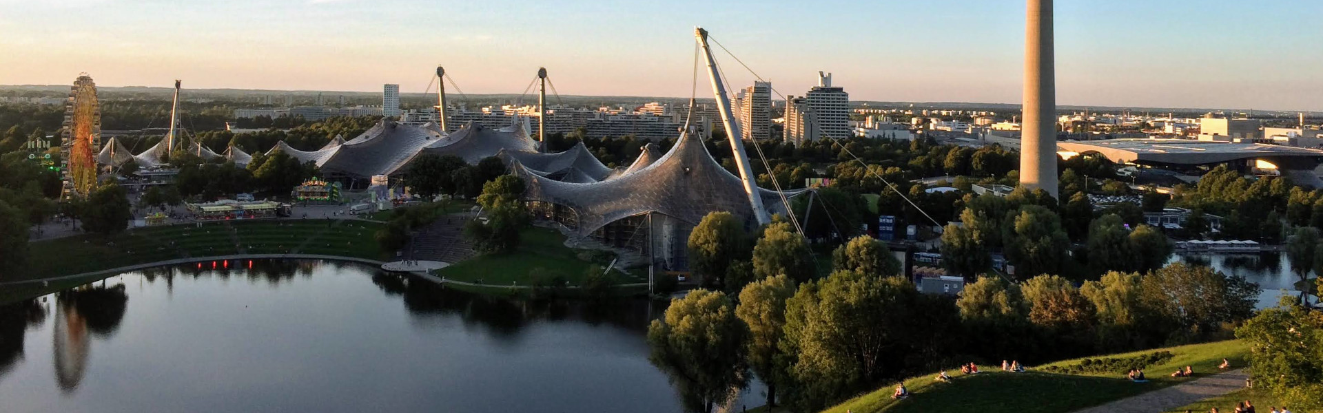 German Summer Classes in Munich for adults: Trip to the Olympiapark