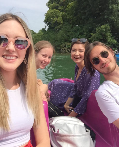 German Summer Courses: Excursion, Boating in Englischer Garten